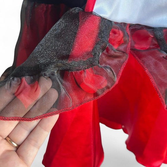 California Costumes Red and Black Heart Dress - Picture 4 of 7